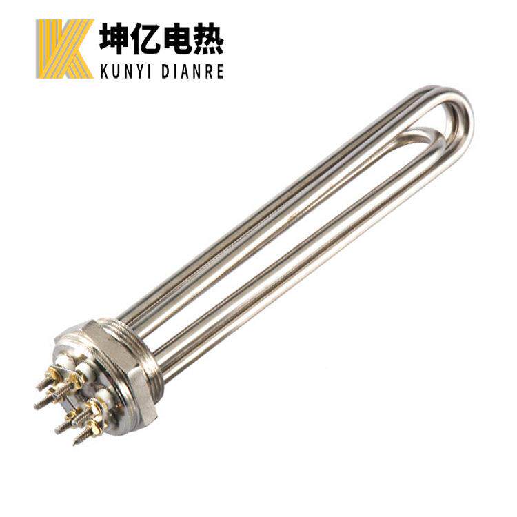 坤810亿电热卡箍加热管快接头液体热管解六角丝电扣加热管