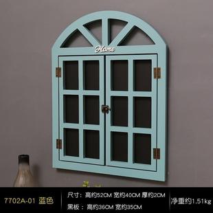 木窗ALtlzn%y框造做旧假窗户型墙面宿具黑板摄影民店面留道言板庭