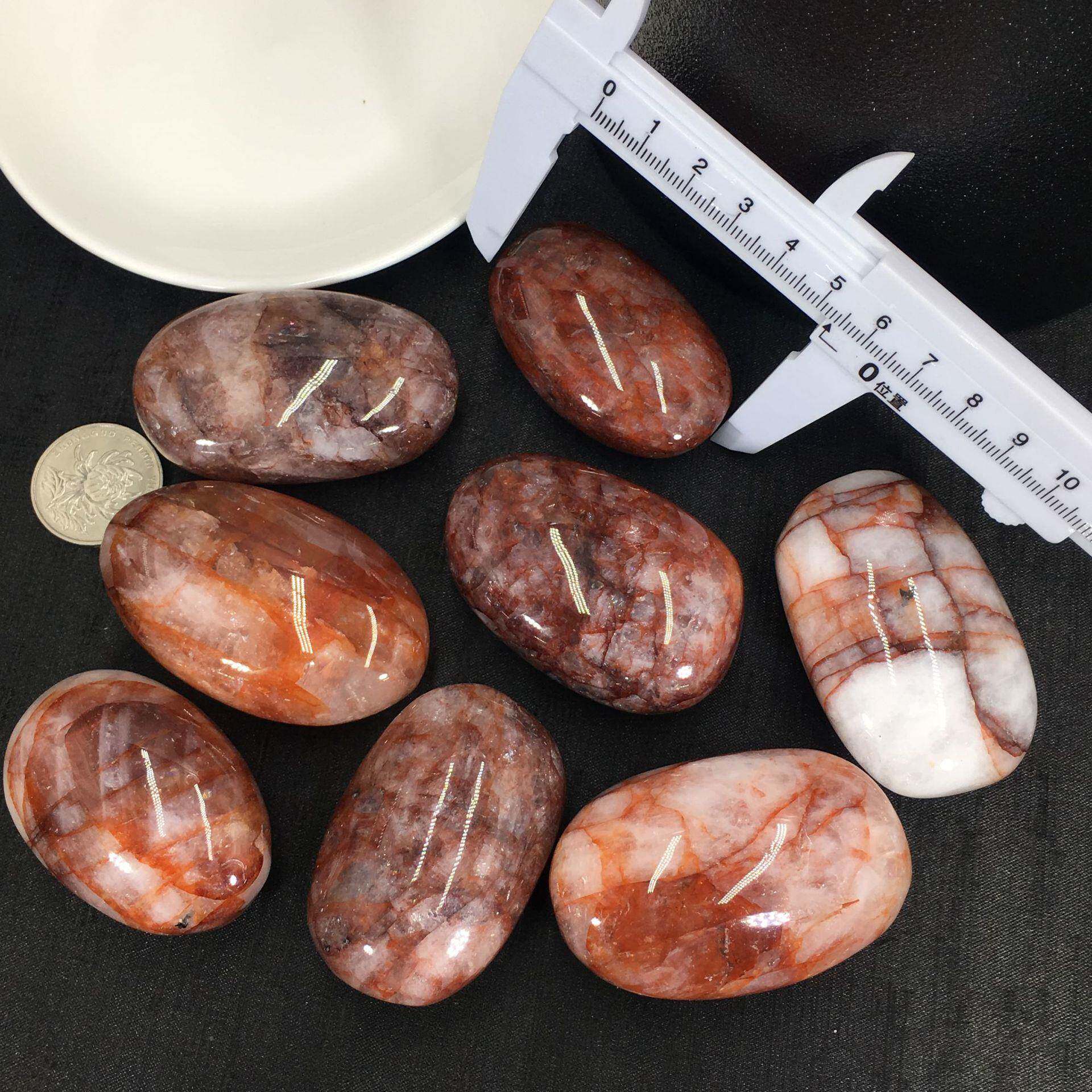 天然花巴西红胶花手玩5把-6cm矿石鱼缸盆造景石石热销矿39摆件