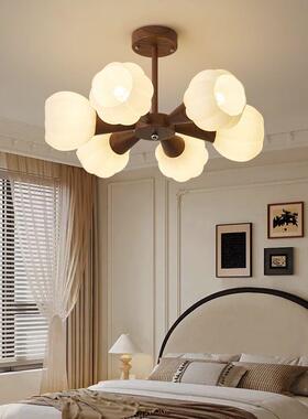 主卧BUZ室灯馨浪漫园法式复古奶油风房间温现吊灯田风代简约客厅