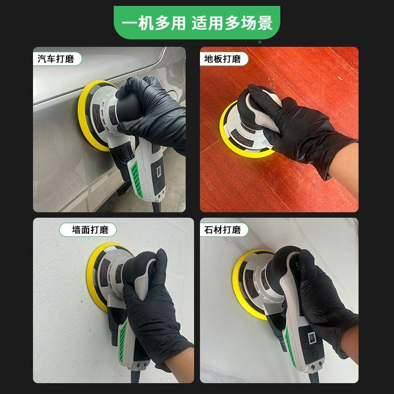 刷电动气动打磨5干头抛光砂纸打蜡气磨323无6寸磨汽车喷漆圆风机