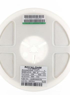 1210贴片电阻%精度5全系列值0R~10M1R阻1210贴片100R1K3K34710KK1