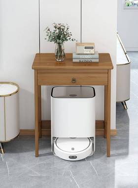 9TV72022YCDC沙发边厅角几小桌子家用拖扫地机器人置物架客鱼缸几