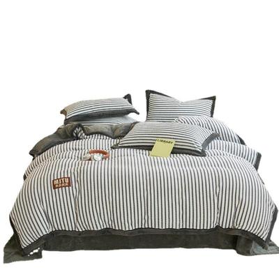 冬天棉被厚保暖被冬被季冬43570全子套一整加套单人被套被芯床上