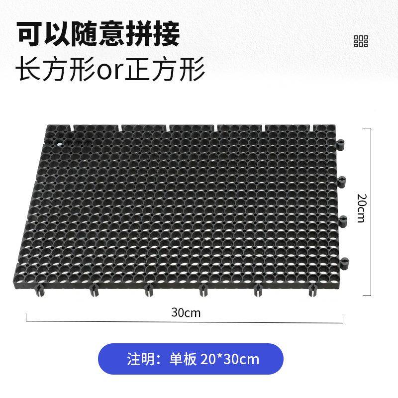 PVC黑色洞板工具收纳板汽洞车配板挂670洗车房墙上置物架收纳件架