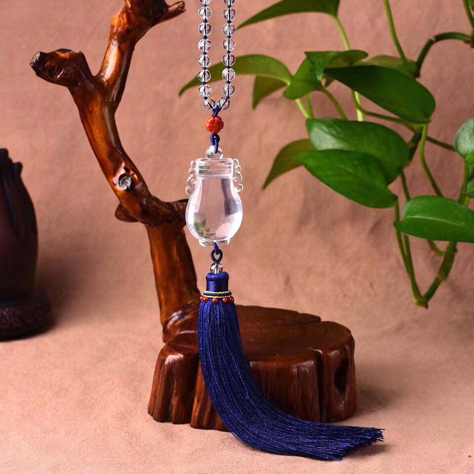 浩澜水晶天然冰晶白水晶平安瓶车挂汽车挂件四季平安汽车装饰品,鲜花速递/花卉仿真/绿植园艺,其它园艺用品,淘宝优惠券,粉丝福利购,淘宝优惠卷