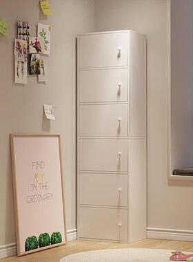 书架置物架简易落XCL厅地靠斗墙卧收纳柜子五柜家用客室窄款储物