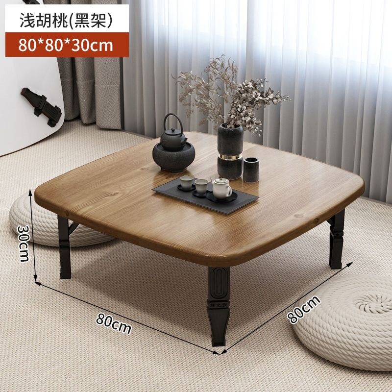 折叠桌小炕桌家用地桌饭桌榻榻米桌床上书桌宿舍用小矮桌折叠餐桌