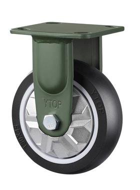 T重OP/卓烨锰钢脚轮22AH型4/56/8寸TPU优质万向Y轮JCR刹车轮固定