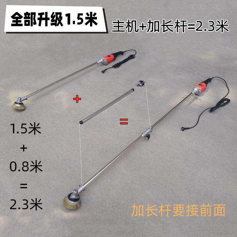 电动除锈钢机丝MJX刷轮船板钢瓦工字钢翻新去锈机水彩泥铁地面打