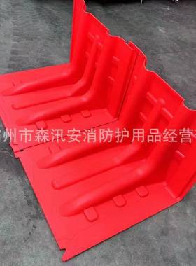 L型防汛防洪挡水板地下车库A阻可水板防红色BS移动围70*52*68堰洪