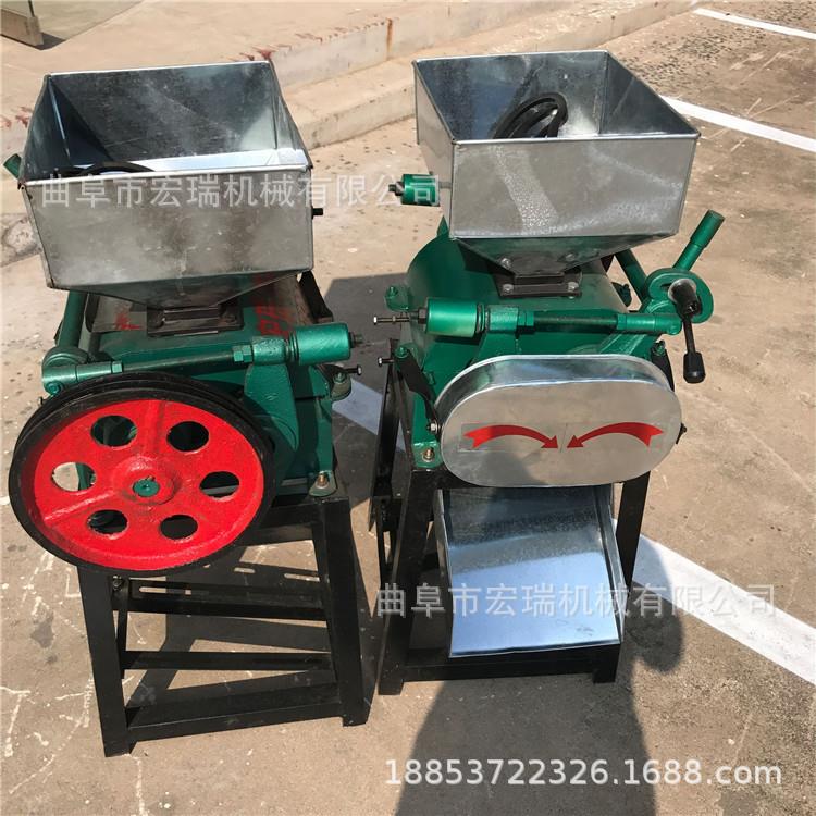 小型双棍机破碎河北974花生碎机器结块化肥用专破碎机