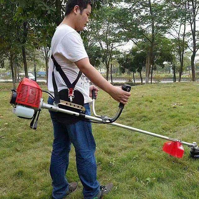 汽油割草机四冲程进口打草机气油斜挎式多功能松土锄草机亚马逊