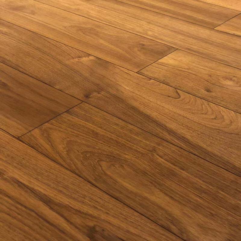 缅甸柚木多层实木木地板室内家用原木色E0级防腐实木复合地板15mm