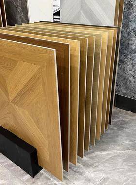 踢列大板瓷砖立XTH线式落地展示架木地板岩板脚陈架石材木纹砖架