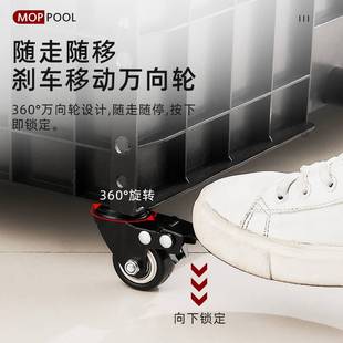 可移动落地拖把架扫把墩布置物架卫生间阳台沥水整理清洁工具收纳