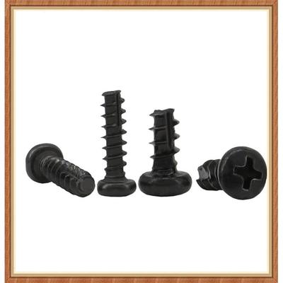 P色黑十字槽圆头割尾自攻螺钉MST3.5ST4盘头自攻螺丝3无品牌/.5MT