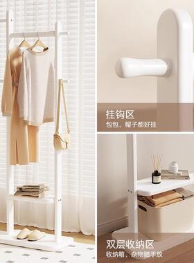 实木衣架落地卧室挂衣OJZ架架客置内物家用室立式厅挂衣服架子挂