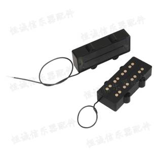 4弦电贝斯拾音器  开放式双线圈BASS拾音器Alnico5类磁钢拾音器