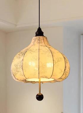 复古南洋风灯布吊艺民宿灯具新式中古71396风中家用卧室餐厅灯