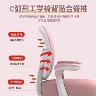 儿童学习椅子小学生写字座椅家用书桌可升降写作业专用椅久坐舒服