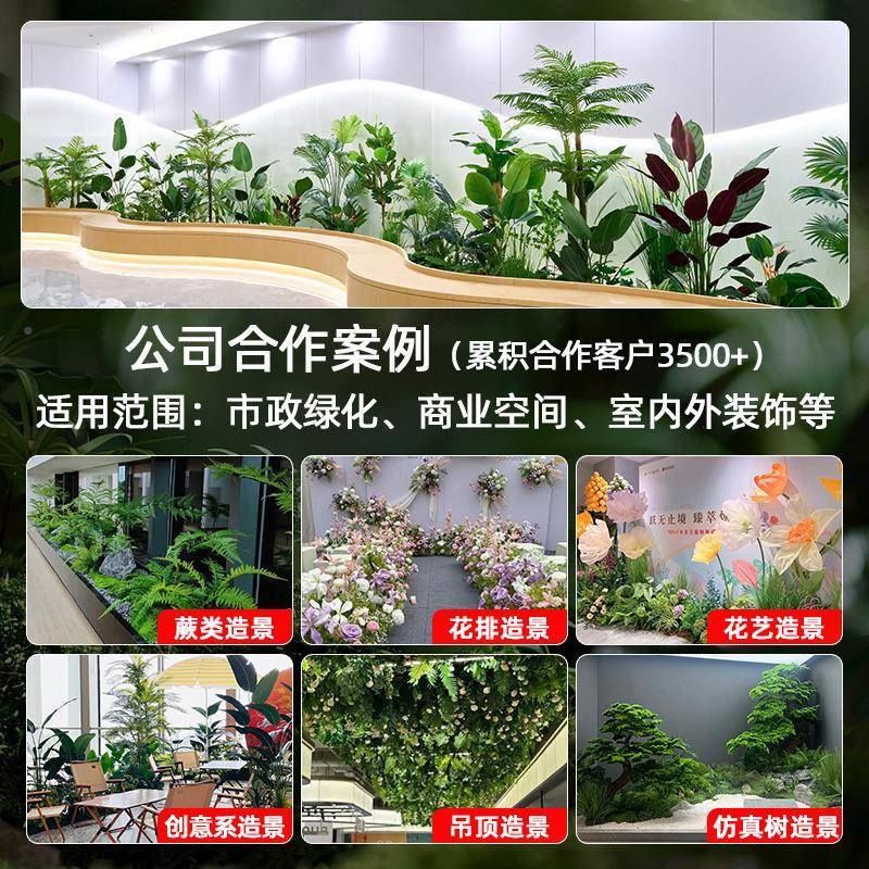 植仿真绿景植FZLZDP造橱景组合室内窗空间装饰仿真盆栽仿生物场景