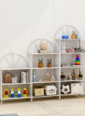 I铁艺儿童落2地书架靠头墙纳小书柜卧室客厅床TZP-668绘本收纳置