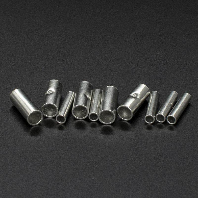 冷压子BN紫铜10头00个中间端裸接接线端子铜鼻子端BN22头铜管TL型