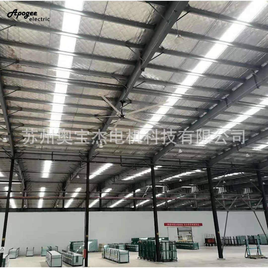 杭州.米大型工业吊扇永磁无吊扇仓库通风设备-刷Ap7DM-700ogee