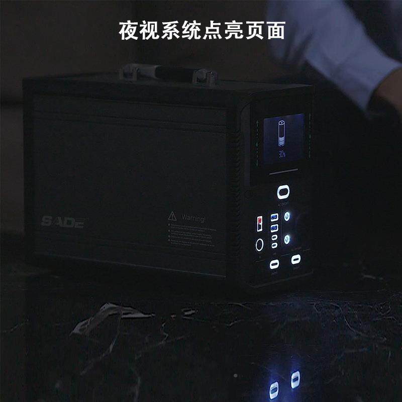 000W太能充電電源車充便攜式電源自1駕游露104營擺攤11陽V儲能0電