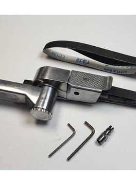 厂家直销业级动气砂带机10/2工0mHDCm风动打磨机手持环带机抛光机