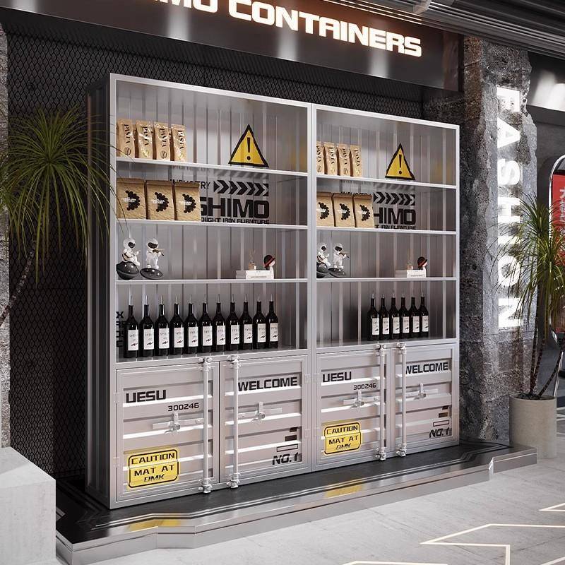 酒铁艺酒架展示架柜陈列TSZ柜厅饭店置物架酒吧创意商用红酒展餐