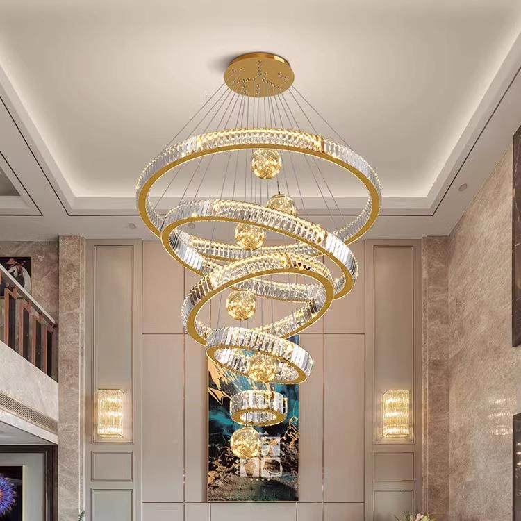 别墅挑空厅吊灯轻现代l672oft公寓楼客梯吊灯225新0款复式楼大吊,家装灯饰光源,智能吊灯,淘宝优惠券,粉丝福利购,淘宝优惠卷