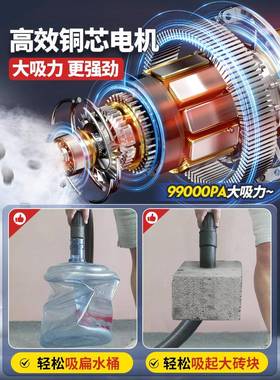 工业吸地尘器家车用大35940吸力汽专用大功率商用毯保洁美缝用小