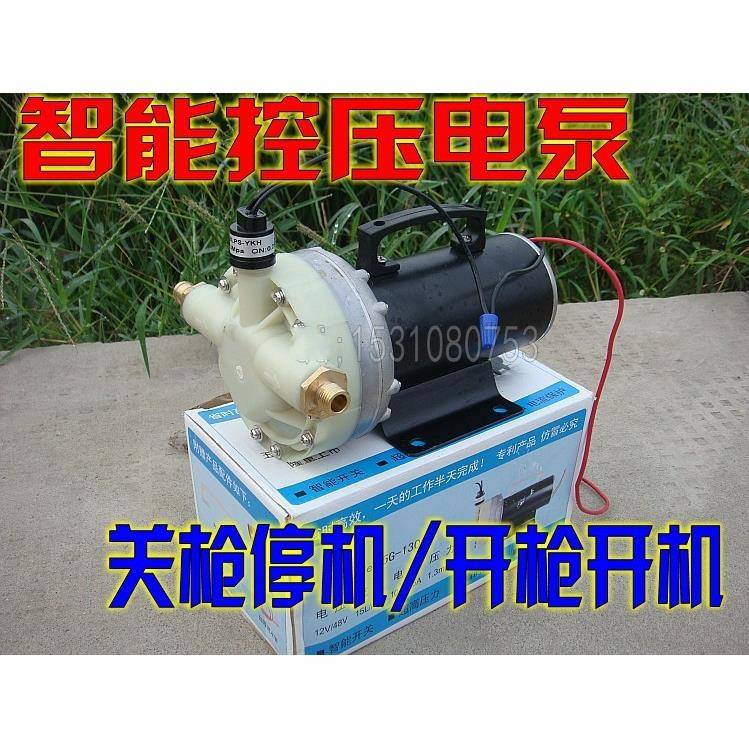 12V/2V/48V超高压迷你洗车泵率/直流大洗车器水功泵控压130五缸4
