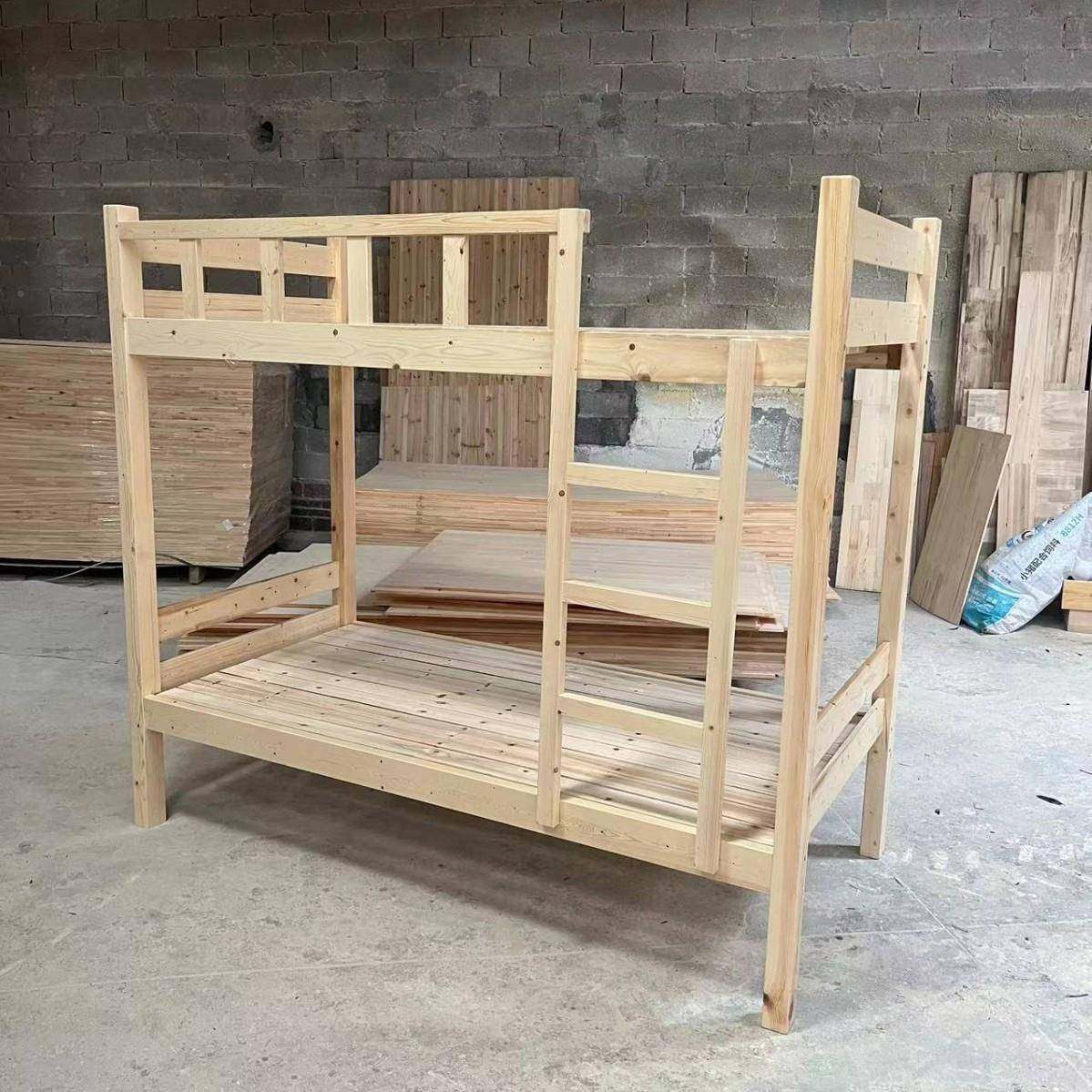 实木上下工上铺橡木学校宿床舍松木高低下铺子员母床双HDP层铺可,标准件/零部件/工业耗材,车间地垫,淘宝优惠券,粉丝福利购,淘宝优惠卷