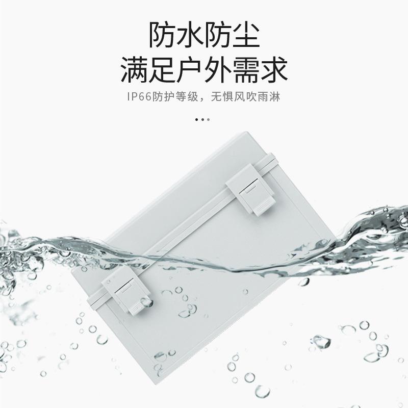 圆锁外扣防水配户电箱盖透明防水接接线盒塑带底板圆料搭基业箱室