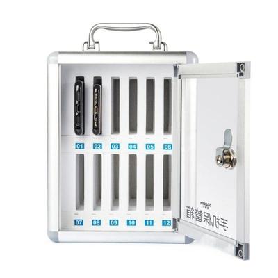 手机保管箱存挂放柜险透明带锁墙安全生员LWY工收纳学盒子小保箱