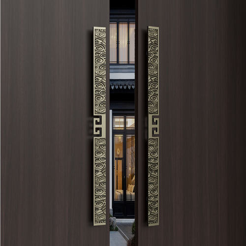 仿古玻璃门拉手现代实木门大拉手酒店推拉门把手写字楼会议室拉手