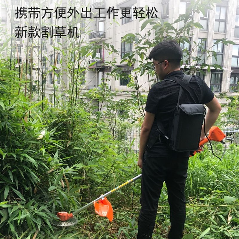 电动割草机锂电池8V园林工具充电式草坪采茶机修剪机机2伏
