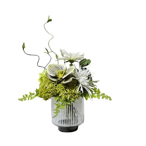 现代简约样板房售楼处酒店洽谈桌床头柜小孩房家居饰品仿真花艺