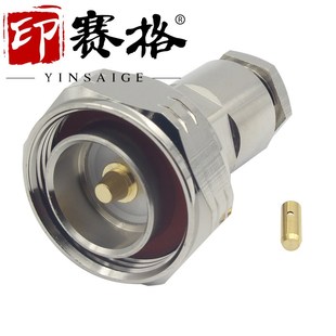 L29-J-7五件套连接器 DIN公头接50-7电缆 可接RG393大功率同轴头