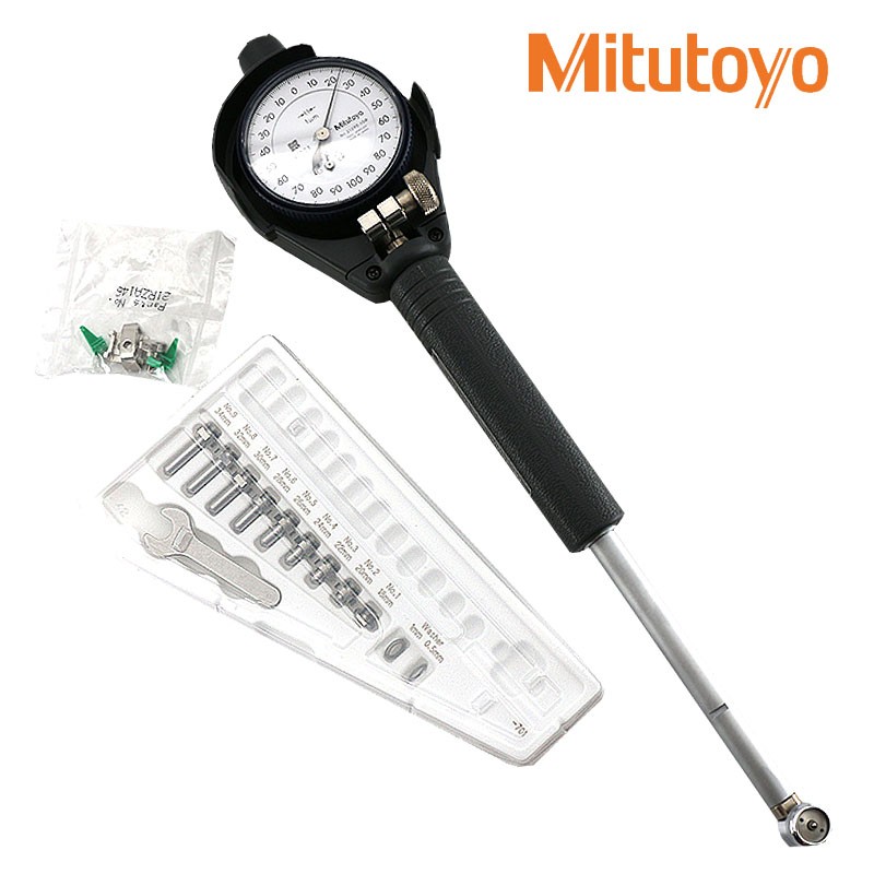 三丰内径百分表千分表18---10测缸规511-702表杆量表量缸表