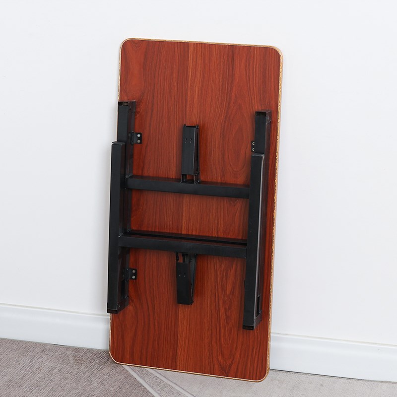 折叠桌家用小户型 出租屋简易桌 简易折叠桌长方形家用小折叠桌子