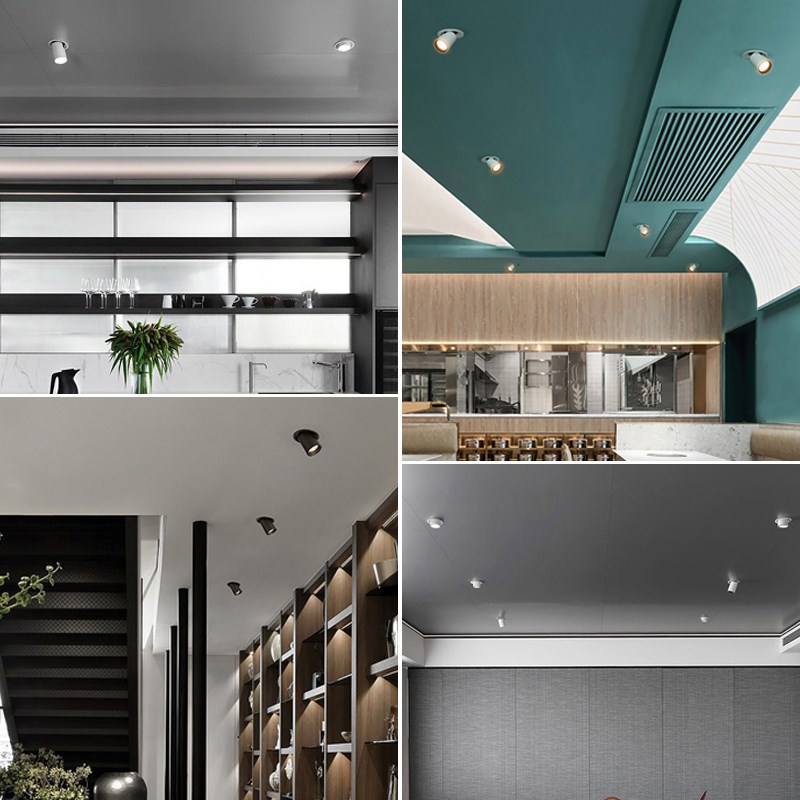 拉伸式射灯嵌入式伸缩30度可调角度30洗墙象鼻聚光开孔9cmMM