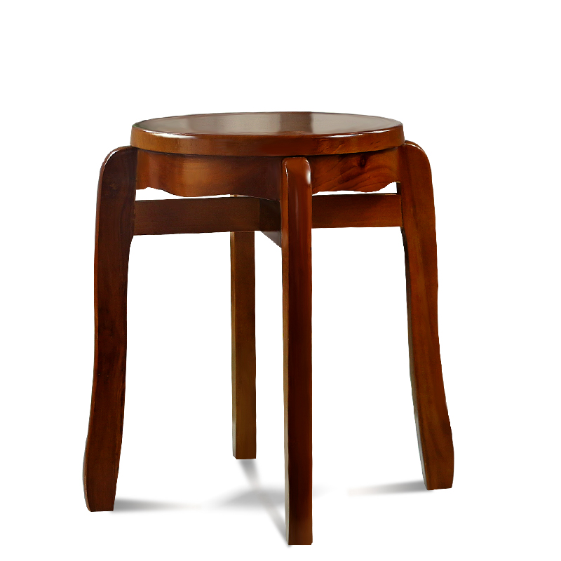 实木圆凳餐桌家用木凳仿古艺术凳茶几凳矮凳曲木板凳整装