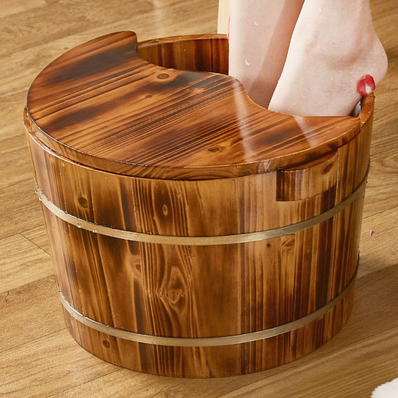 泡脚按摩桶家用木质洗脚桶实木足浴洗脚泡脚盆保温养生泡脚桶木桶