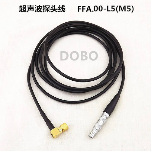 C5-L5超声波探伤仪测厚仪探头线FFA.00-M5 数据连接线M5直角弯头