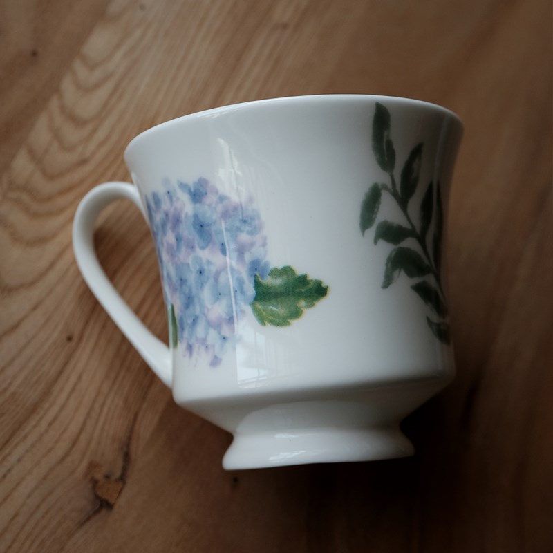 春自在 家用餐具瓷器中式瓷水杯早餐牛奶杯咖啡奶茶杯小瓷杯骨瓷