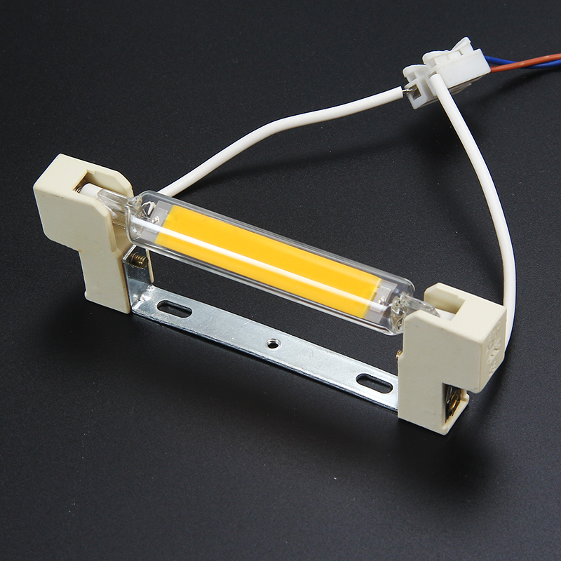 R7S可调光LED玻璃灯管太阳管78mm118mm 替代碘横插投光灯